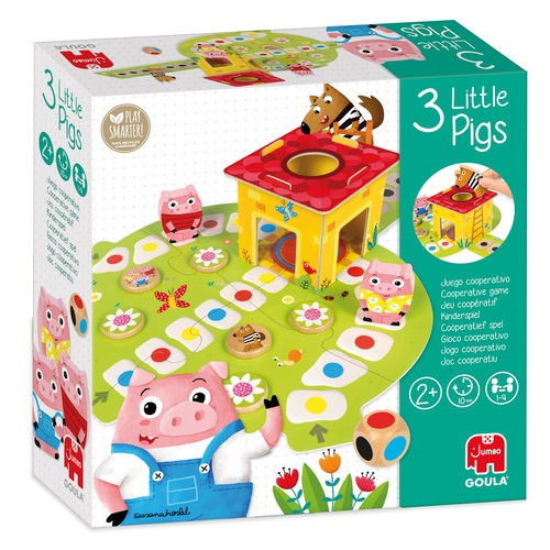 3 Little Pigs (speldoos licht gescheurd) -  Bordspel|Coöperatief