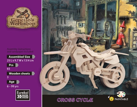 Gepetto's Cross Cycle (65) - Eureka 3d Puzzel