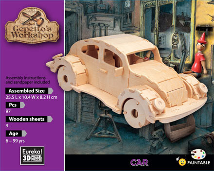 Gepetto's Car (97) - Eureka 3d Puzzel