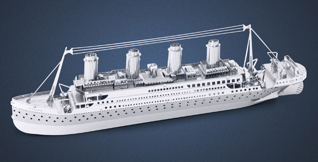 Metal Earth - Titanic - Fascinations  3d Puzzel afbeelding