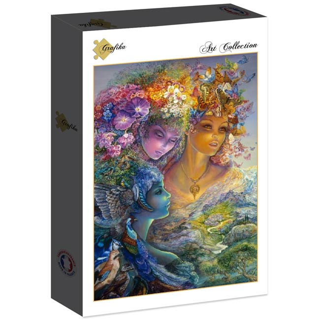 Josephine Wall - The Three Graces (1000) - Grafika  Legpuzzel afbeelding