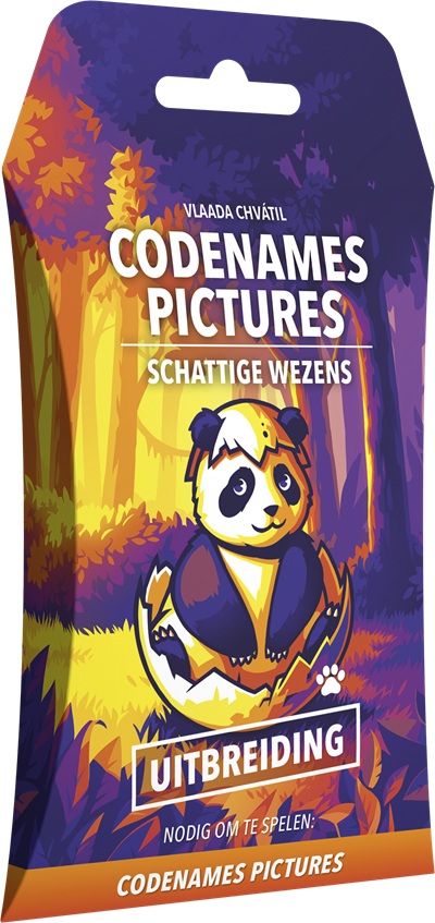 Codenames Pictures Schattige Wezens uitbreiding - White Goblin Games Taalspel|Partyspel