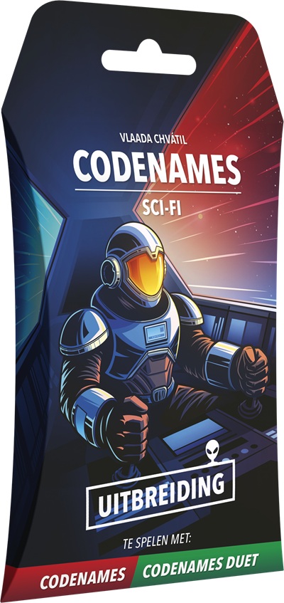 Codenames Sci-Fi uitbreiding - White Goblin Games Taalspel|Partyspel