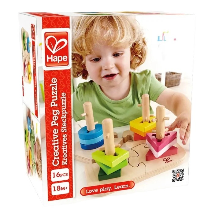 Creative Peg Puzzle - Hape afbeelding