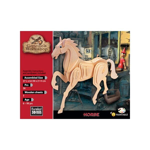 Gepetto's Horse - 3d puzzel 