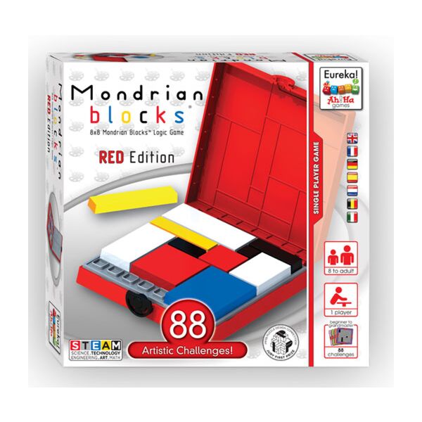Mondrian blocks (red version)