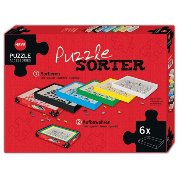 Puzzel Sorteerder Heye (set van 6 dozen)
