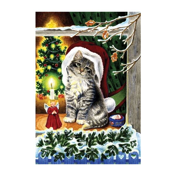 A Christmas Kitten (300) - SunsOut kerstpuzzel