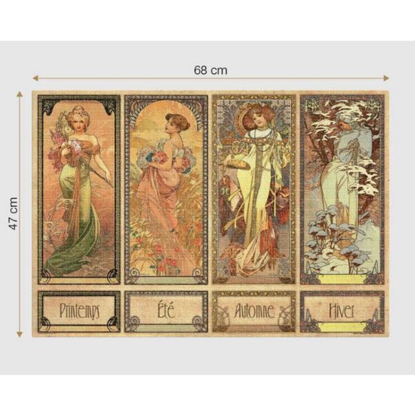 Alphonse Mucha - Seasons (1000) - Dtoys