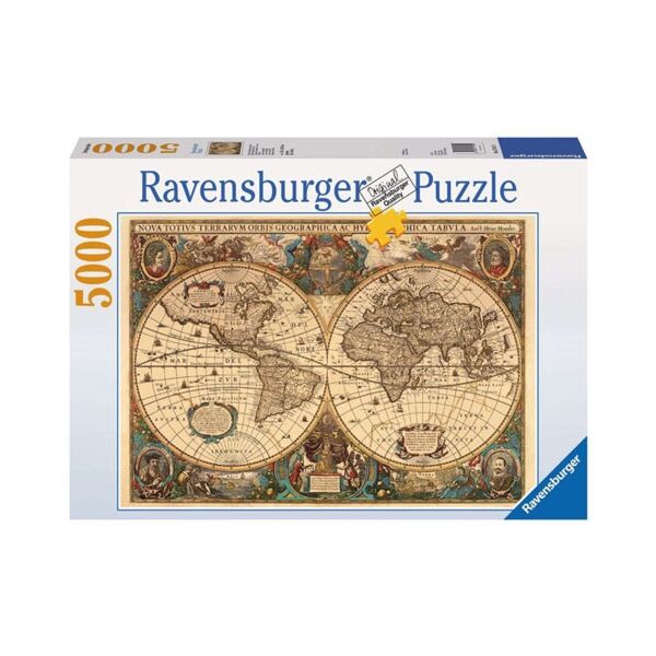 Antieke wereldkaart - Ravensburger puzzel