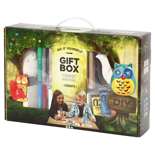 Creatieve Cadeaubox Bosdieren van Terracotta
