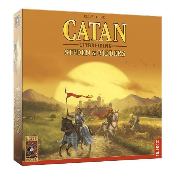 Spel Kolonisten van Catan uitbreiding Steden en Ridders (999 games)