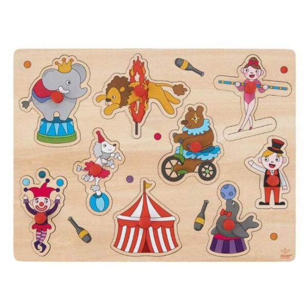 Houten inlegpuzzel Circus (9)