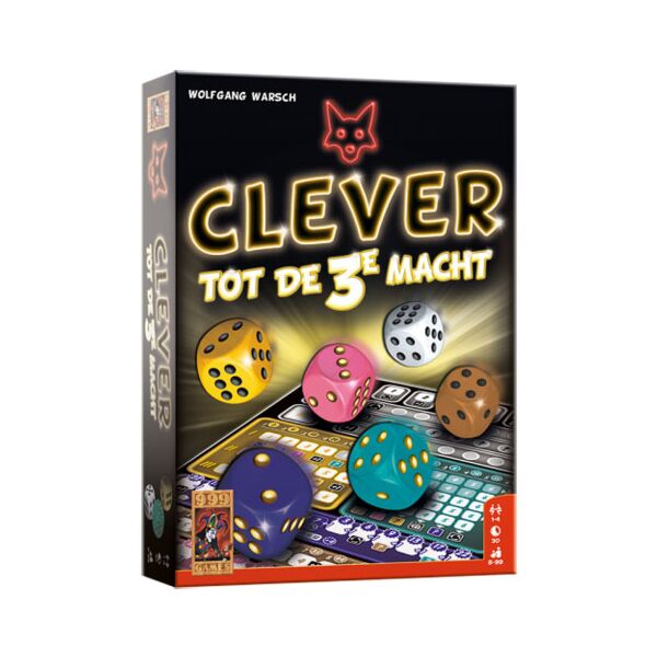 Dobbelspel Clever tot de 3e macht (999 games)