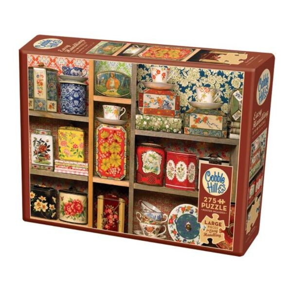 Cobble Hill Puzzle Easy Handling: Tea Caddies