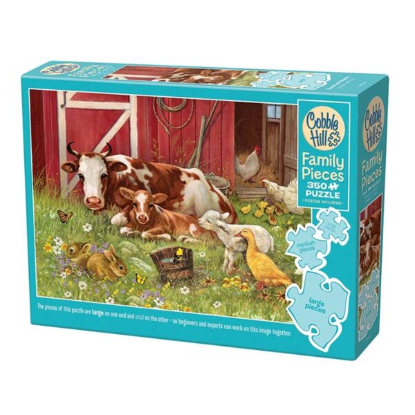 Cobble HIll Puzzle Barnyard Babies 350