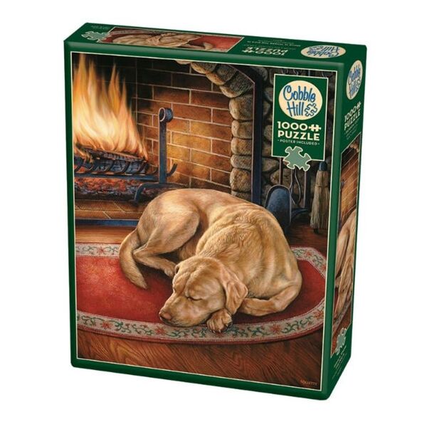 Puzzel Home is where the dog is