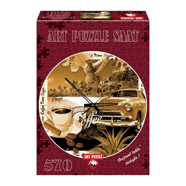 Puzzelklok Coffee (Art Puzzle)