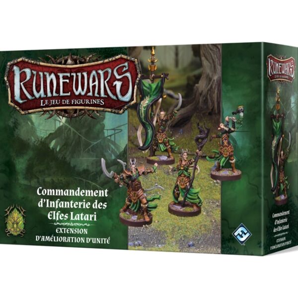 Runewars extension d'amélioration d'unité - Commandement d'Infanterie des Elfes Latari