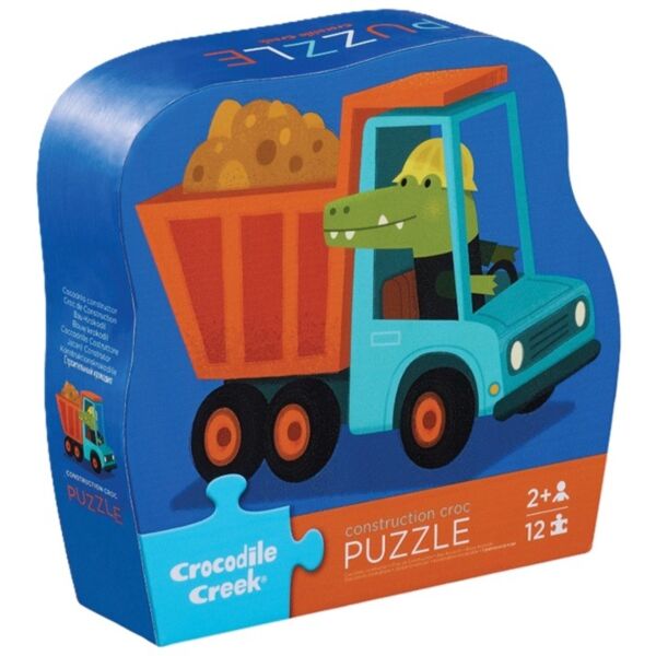 Construction Croc puzzle (12) Crocodile Creek