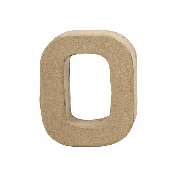 Cijfer 0 in papier-mâché