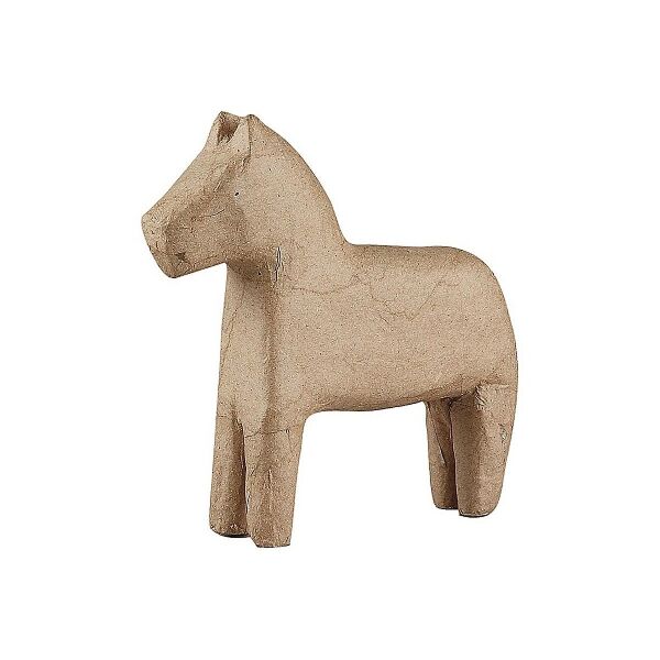 Paard Papier-mâché 14 cm