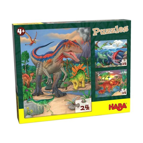 Puzzel Dinosaurussen HABA (3x24)