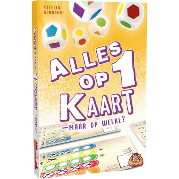 Dobbelspelletje Alles op 1 Kaart (White Goblin Games)