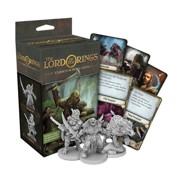 Villains of Eriador Figure Pack (Lord of the Rings Journeys in Middle-earth) Fantasy Flight Games