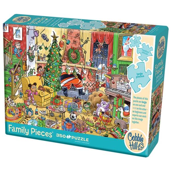 Family puzzle Catching Santa 350