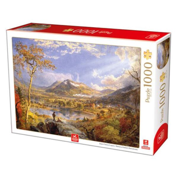 Jigsaw Puzzle Francis Cropsey - Starrucca Viaduct Pennsylvania