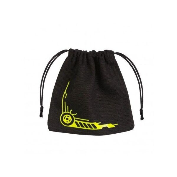 Galactic Dice Bag Black & Yellow (11 x 11 cm)