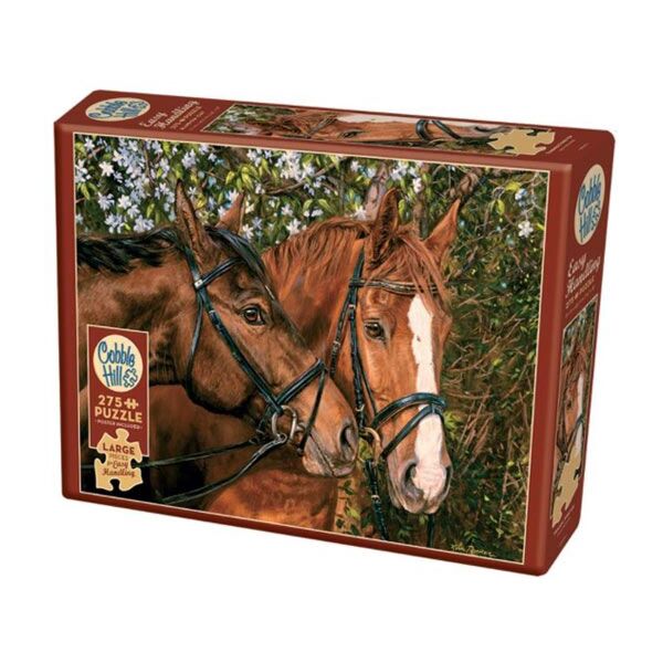 grote stukken puzzel volwassenen thema paarden