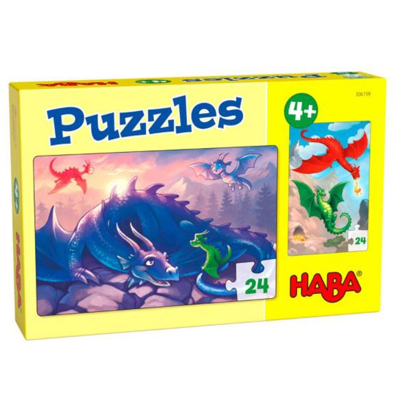 Children's puzzle with dragons theme (HABA 306159)