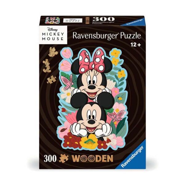 Wooden puzzle Mickey & Minnie