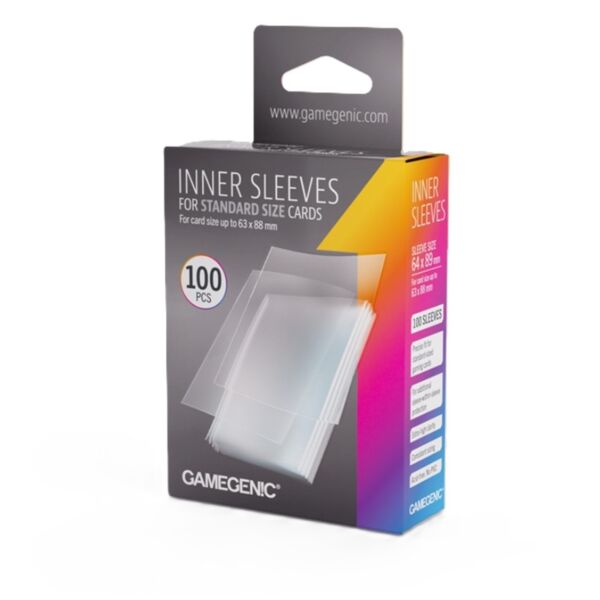 Inner Sleeves pack Gamegenic 64x89mm