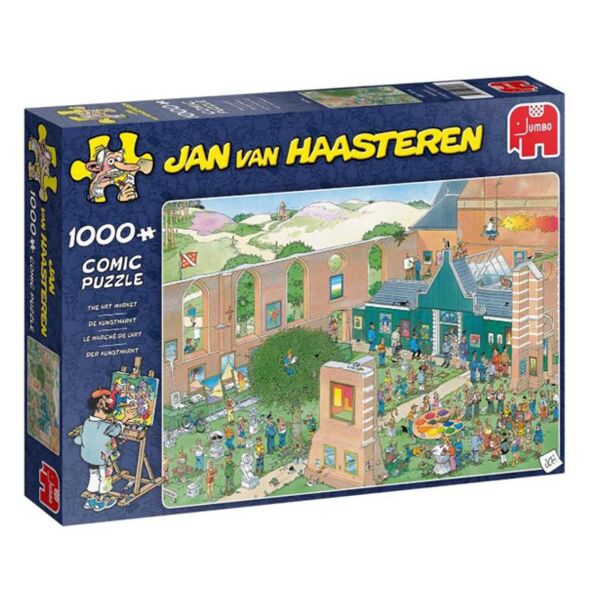 Jan van Haasteren Comic Puzzle the Art Market