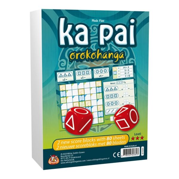 Ka Pai Orokohanga scorebloks (White Goblin Games)