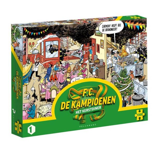 Kampioenen puzzel Kerstdiner