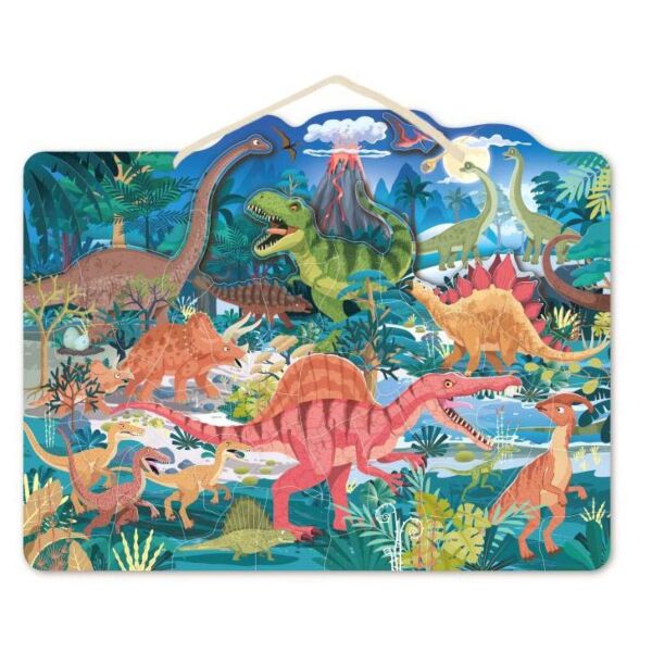 Magnetische puzzel met dino's