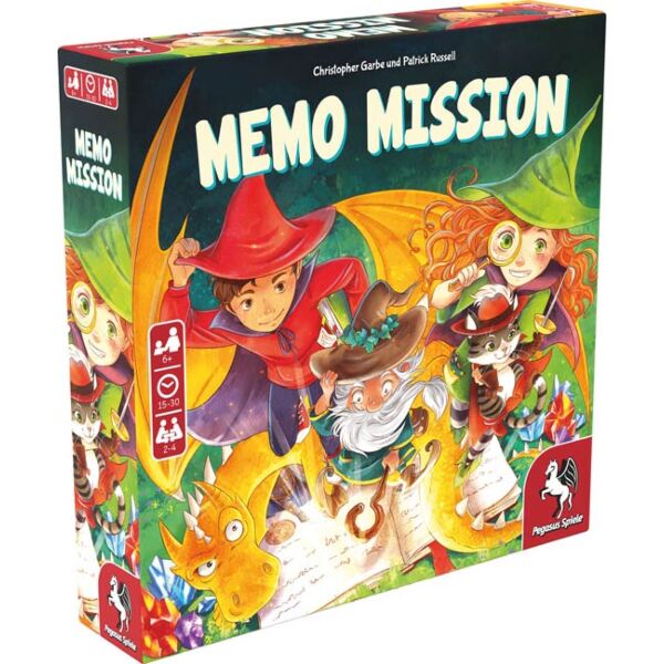 Memo Mission Pegasus Spiele