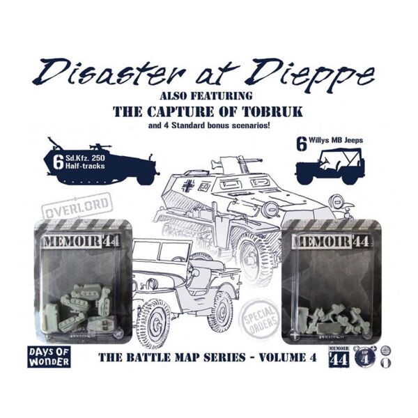 Memoir 44 Battle Map Disaster at Dieppe