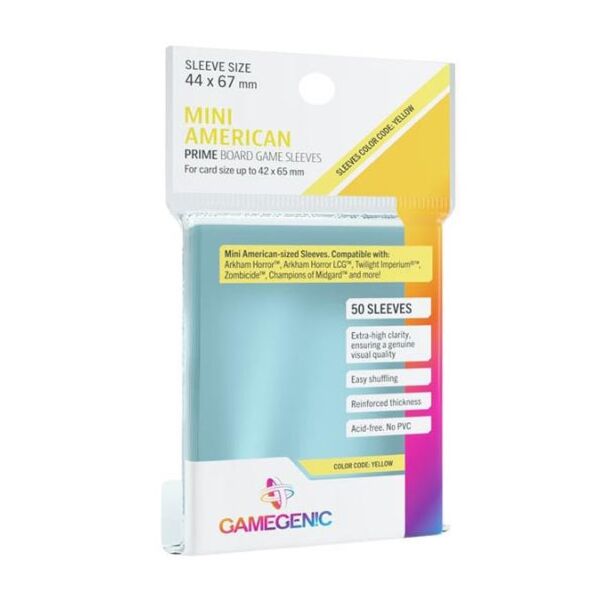Mini American Card game sleeves Gamegenic