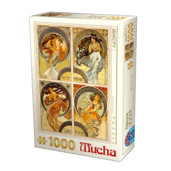 Alphonse Mucha - Arts (1000) Dtoys puzzle