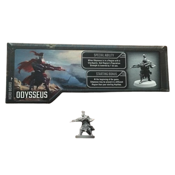 Lords of Hellas: Odysseus Hero Board + figure
