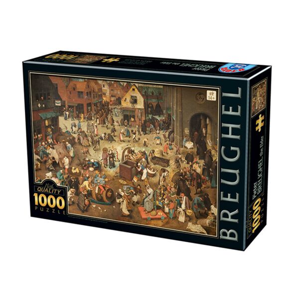 Pieter Brueghel - The Fight Between Carnival and Lent (1000)