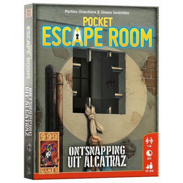 Pocket Escape Room spel Ontsnapping uit Alcatraz (999 games)