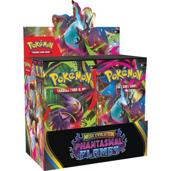 Pokémon Mega Evolution Phantasmal Flames booster box Pokémon Mega Evolution Phantasmal Flames booster box