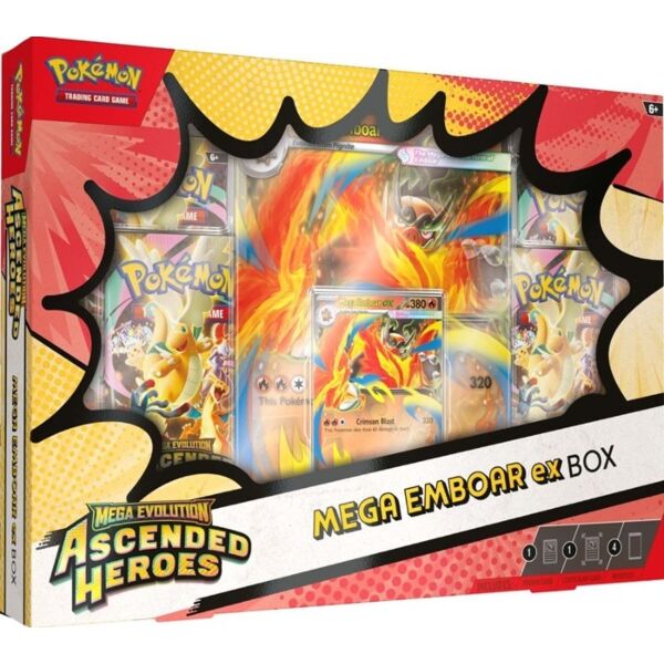 Pokémon Ascended Heroes Mega Emboar ex box