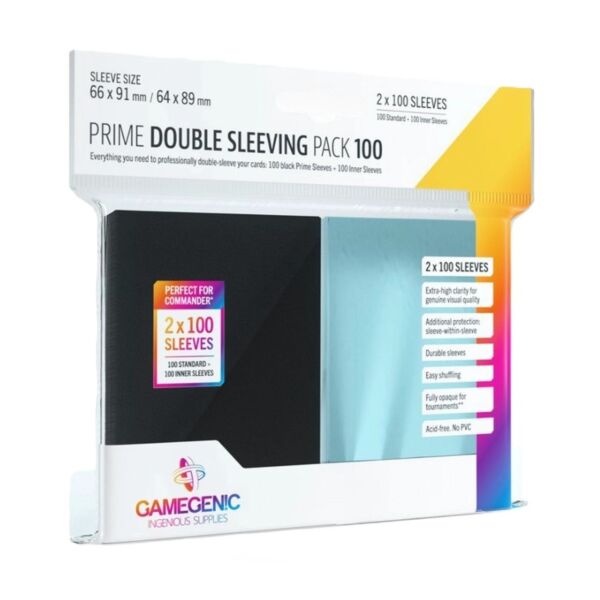 Prime double sleeving pack (100)